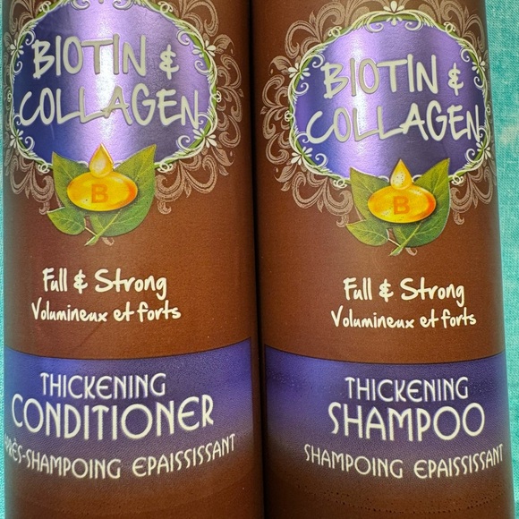 495-HTT Harba Biotin & Collagen Thickening Shampoo And Conditioner 12 FL OZ New - Picture 2 of 5